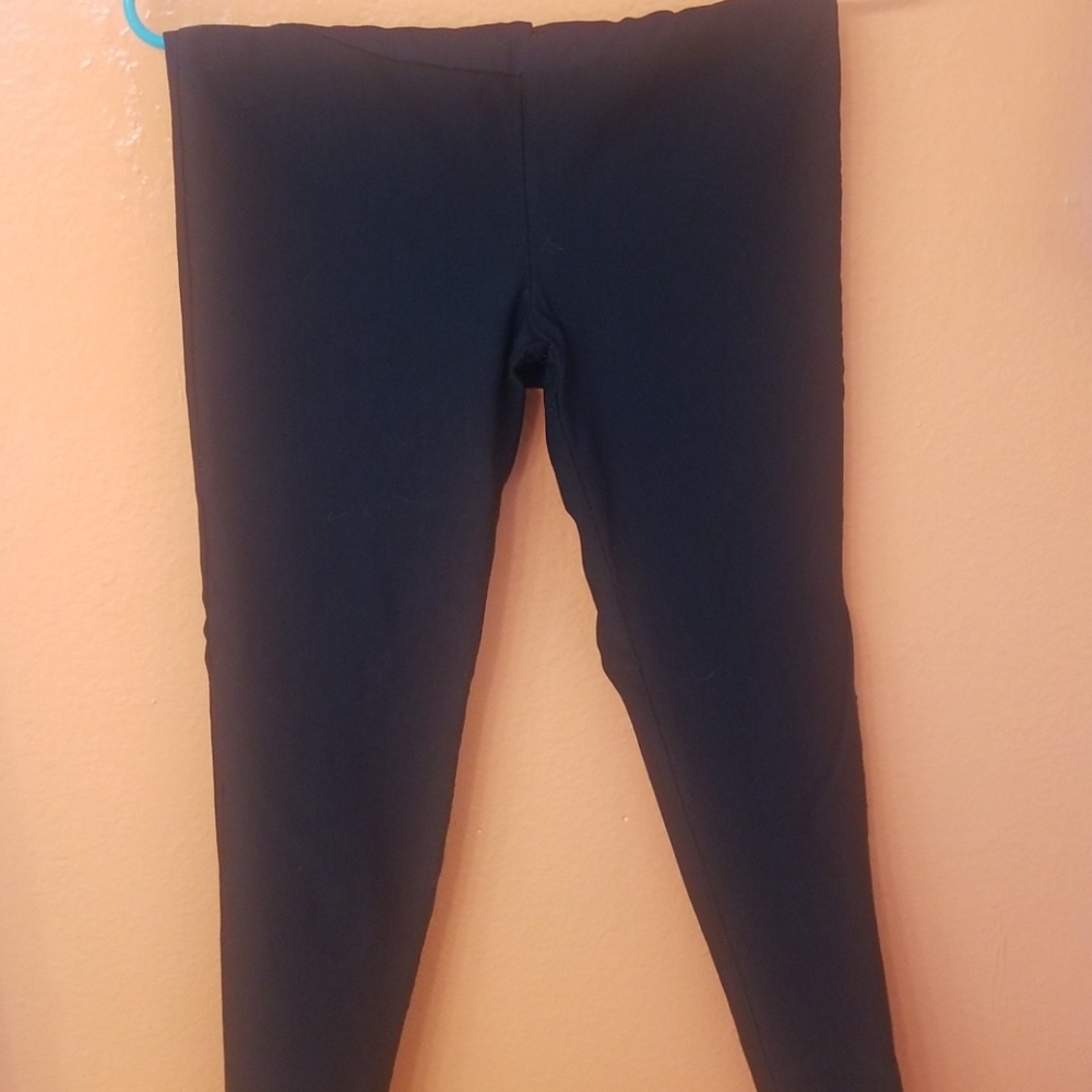 Black work maternity pants